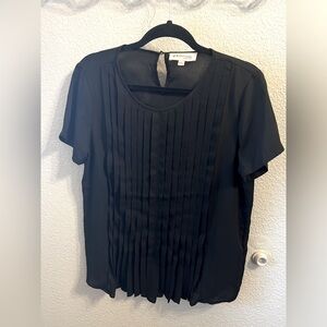 Philosophy Pleated Blouse - Size Large